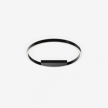 Plafoniera Maytoni RIM metal, sticla, negru, alb, LED, CCT,  35W - MOD058CL-L35BK