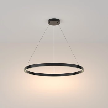 Pendul Maytoni Rim metal, negru, LED, 3000K, 51W, 3000lm - MOD058PL-L42B3K