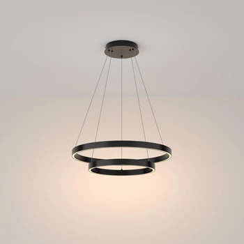 Pendul Maytoni Rim metal, negru, LED, 3000K, 61W, 3500lm - MOD058PL-L55B3K