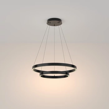 Pendul Maytoni Rim metal, negru, LED, 3000K, 61W, 3500lm - MOD058PL-L55B3K