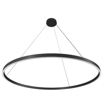 Pendul Maytoni Rim metal, negru, LED, 3000K, 81W, 2800lm - MOD058PL-L65B3K