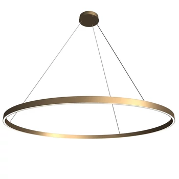 Pendul Maytoni RIM metal, alama, LED, 3000K, 81W, 4800lm - MOD058PL-L65BS3K