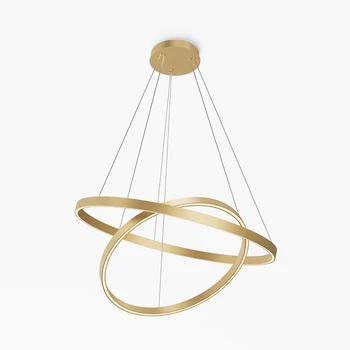 Pendul Maytoni RIM aluminiu alama 1x LED - MOD058PL-L74BSK