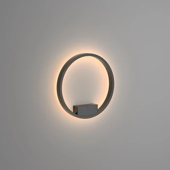 Aplica de perete Maytoni Rim metal, negru, LED, 3000K, 25W, 1200lm - MOD058WL-L25B3K