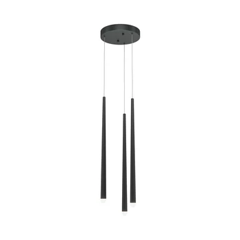 Pendul Maytoni Cascade metal, negru, LED, 4000K, 19W, 1400lm - MOD132PL-L28BK1