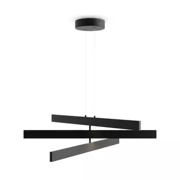 Pendul Maytoni Origami metal, negru, LED, 4000K, 46W, 2300lm - MOD163PL-L38B4K1