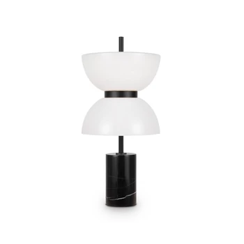 Veioza Maytoni KYOTO metal, marmura, sticla, negru, alb, LED, 3000K, 11W, 350lm - MOD178TL-L11B3K