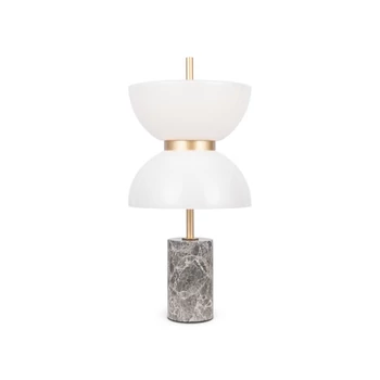 Veioza Maytoni KYOTO metal, marmura, sticla, gri, auriu, alb, LED, 3000K, 11W, 500lm - MOD178TL-L11GR3K