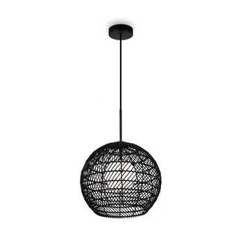 Pendul Maytoni CANE metal, natural, sticla, negru, alb, G9 - MOD204PL-01B1