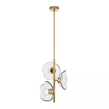 Pendul Maytoni MIRACLE metal, sticla, alama, transparent, G9 - MOD207PL-03BS