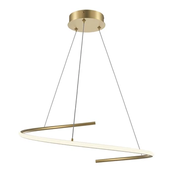 Pendul Maytoni CURVE metal, alama, LED, 2600K-3500K, 31W, 2100lm - MOD242PL-L33BSK