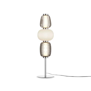 Veioza Maytoni PATTERN metal, sticla, crom, alb, LED, 3000K, 28W, 3800lm - MOD267TL-L28CH3K