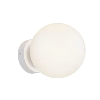 Aplica de perete Maytoni Basic form metal, sticla, alb, E14 - MOD321WL-01W
