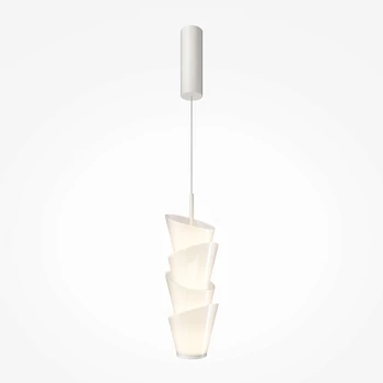 Pendul Maytoni SEOUL metal, sticla, alb, LED, 14W, 3000K, 1700 Lm - MOD374PL-L28W3K