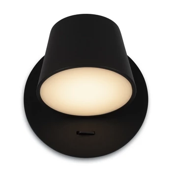 Aplica de perete Maytoni Pixel metal, negru, LED, 3000K, 7W, 350lm - MOD421WL-L6B3K