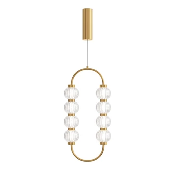 Pendul Maytoni AMULET metal, sticla, auriu, transparent, LED, 3000K, 16W, 700lm - MOD555PL-L11G3K