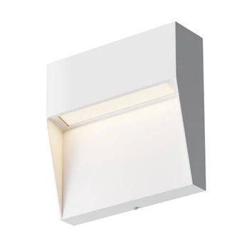 Aplica de perete exterioara Maytoni MANE metal, plastic, alb, LED, 3000K, 3W, 100lm, IP54 - O047SL-L3W3K