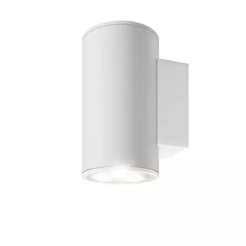 Aplica de perete exterioara Maytoni SHIM metal, sticla, alb, LED, 3000K, 10W, 800lm, IP65 - O303WL-L10W3K