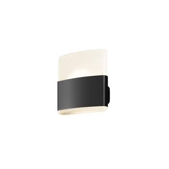 Aplica de perete exterioara Maytoni ROM metal, plastic, grafit, alb, LED, 3000K, 12W, 800lm, IP54 - O442WL-L12GF3K1