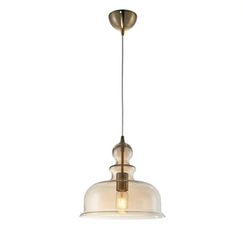 Pendul Maytoni TONE sticla chihlimbar 1x E27 - P001PL-01BZ