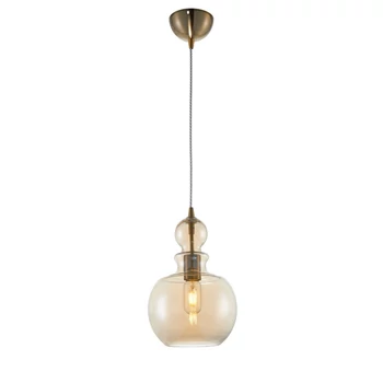 Pendul Maytoni TONE sticla chihlimbar 1x E27 - P003PL-01BZ