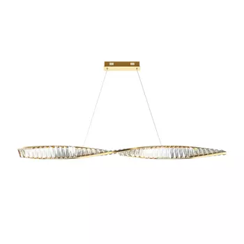 Pendul Maytoni KRONE metal, cristal, alama, transparent, LED, 3000K, 36W, 2600lm - P097PL-L36BS3K