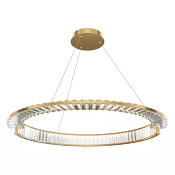 Pendul Maytoni KRONE metal, cristal, auriu, LED, 4000K, 45W, 3000lm - P097PL-L45G4K