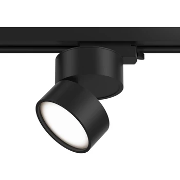 Sursa de lumina pentru sistem cu sina monofazat Maytoni ONDA metal, negru, LED, 3000K, 12W, 650lm - TR007-1-12W3K-B