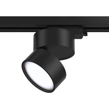 Sursa de lumina pentru sistem cu sina monofazat Maytoni ONDA metal, negru, LED, 4000K, 12W, 700lm - TR007-1-12W4K-B