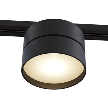 Sursa de lumina pentru sistem cu sina monofazat Maytoni ONDA metal, negru, LED, 3000K, 18W, 1000lm - TR007-1-18W3K-B