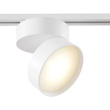 Sursa de lumina pentru sistem cu sina monofazat Maytoni ONDA metal, alb, LED, 3000K, 18W, 1400lm - TR007-1-18W3K-W