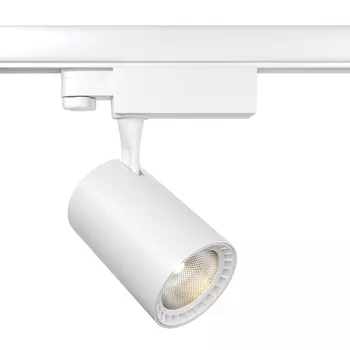 Sursa de lumina pentru sistem cu sina trifazata Maytoni Vuoro metal, alb, LED, 3000K, 10W, 750lm - TR029-3-10W3K-S-W