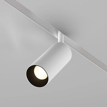 Sursa de lumina pentru sina magnetica Exility Maytoni FOCUS metal, alb, LED, 12W, 2700-6000K, 950 Lm - TR032-4-12WTW-S-DD2-W