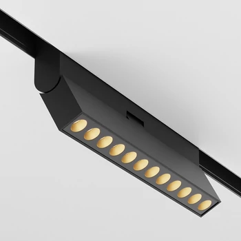 Sursa de lumina pentru sina magnetica Exility Maytoni POINTS ROT metal, negru, LED, 12W, 2700-6000K - TR033-4-12WTW-DD2-B