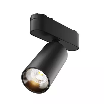 Sursa de lumina pentru sina magnetic Maytoni FOCUS metal, negru, LED, 3000K, 12W, 1000lm - TR103-1-12W3K-M-B