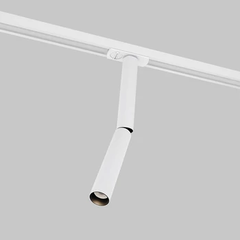 Spot sina monofazata Maytoni FOCUS DUAL metal, alb, LED, 6W, 3000K, 460 Lm - TR142-1-6W3K-W