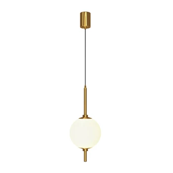 Pendul Maytoni THE SIXTH SENSE metal, sticla, alama, alb, LED, 3000K, 7W, 400lm - Z020PL-L6BS3K