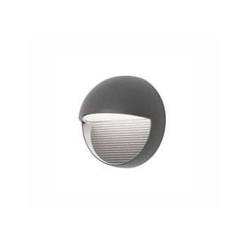 Aplica de perete exterioara NovaLuce Krypton metal, sticla, gri, LED, 3000K, 6W, 480lm, IP54 - NL-710446