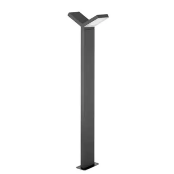 Lampadar exterior NovaLuce Park metal, plastic, gri, LED, 3000K, 6W, 350lm, IP54 - NL-713124