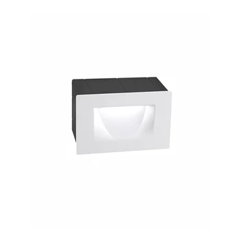 Lampa exterioara incastrabila NovaLuce Krypton metal, alb, LED, 3000K, 3W, 270lm, IP54 - NL-726402