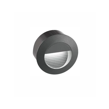 Lampa exterioara incastrabila NovaLuce Krypton metal, gri, LED, 3000K, 3W, 270lm, IP54 - NL-726407