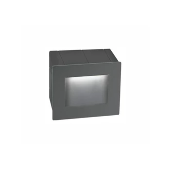 Lampa exterioara incastrabila NovaLuce Krypton metal, gri, LED, 3000K, 3W, 270lm, IP54 - NL-727002