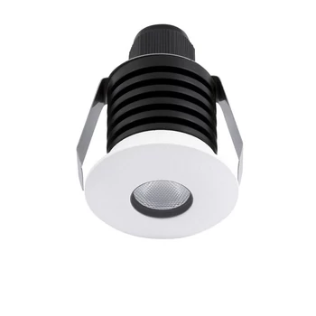 Lampa exterioara incastrabila NovaLuce Bang metal, alb, LED, 3000K, 1W, 60lm, IP67 - NL-8038401