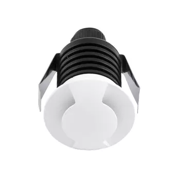 Lampa exterioara incastrabila NovaLuce Bang metal, alb, LED, 3000K, 1W, 60lm, IP67 - NL-8038801