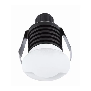 Lampa exterioara incastrabila NovaLuce Bang metal, alb, LED, 3000K, 1W, 60lm, IP67 - NL-8039001