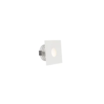 Lampa exterioara incastrabila NovaLuce Passaggio metal, alb, LED, 3000K, 1W, 60lm, IP54 - NL-8058001