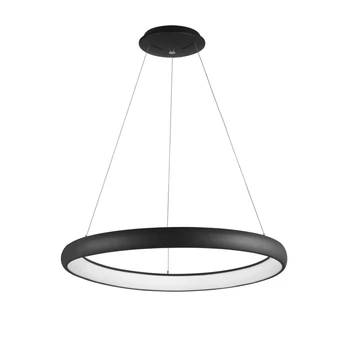 Pendul NovaLuce ALBI metal, plastic, negru, alb, LED, 80W, 3000K, 4000Lm - 8105604-D