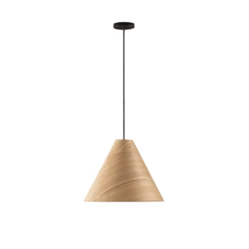 Pendul NovaLuce ELYSIAN metal, lemn, negru, E27 - NL-9001071