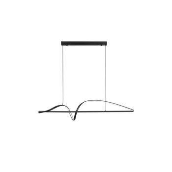 Pendul NovaLuce GEMMA metal, acril, negru, LED, 26W, 3000K, 1793 Lm - NL-9001094