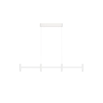 Pendul NovaLuce POETIC metal, plastic, alb, LED, 17W, 3000K, 1364Lm - 9002093